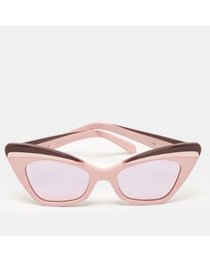 Aigner Karen Walker Mirror Babou Cat Eye Sunglasses - Pink