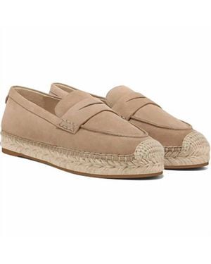 Sam Edelman Kai Tailored Platform Espadrille Loafers - Natural