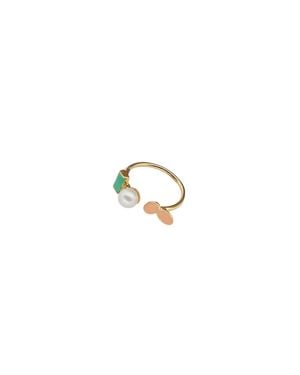 Aliita Pale Petalos Flor Ring - Multicolor