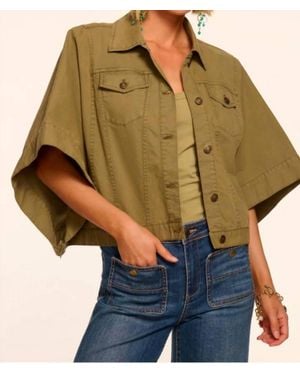 Ramy Brook Beatrice Canvas Jacket - Green
