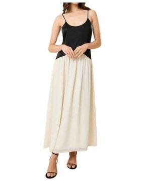 Solid & Striped Tallulla Low Scoop Back Dress - Natural