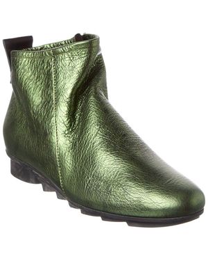 Arche Bibiki Leather Bootie - Green