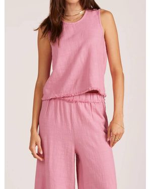 Bobi Shell Tank Top - Pink