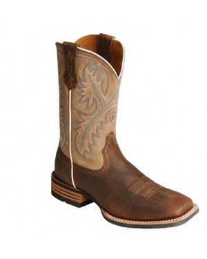 Ariat Quickdraw Square Toe Cowboy Western Boots - Brown