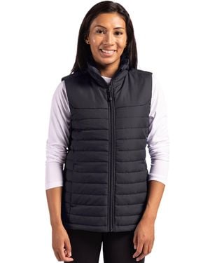 Clique Elevation Eco Full Zip Puffer Vest - Blue