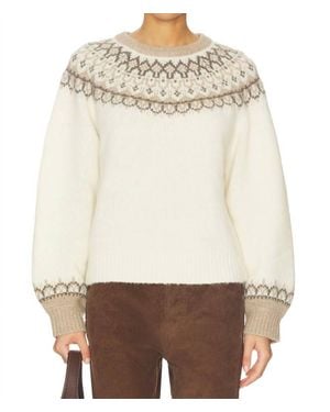 PAIGE Misha Sweater - White