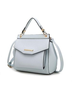 MKF Vida Vegan Leather 's 3-in-1 Satchel, Backpack & Crossbody - Blue