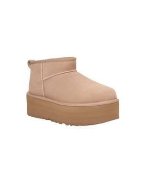 UGG Ultra Mini Platform Boots - Natural