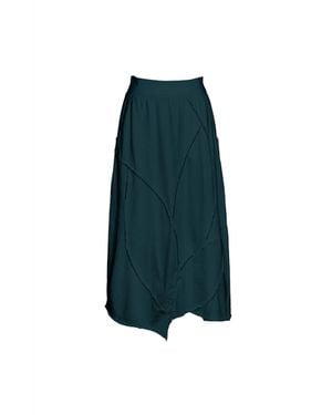 Cynthia Ashby Jade Asymmetrical Skirt - Blue