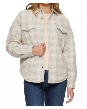 Flag & Anthem Bellaire Quilted Overshirt - Gray