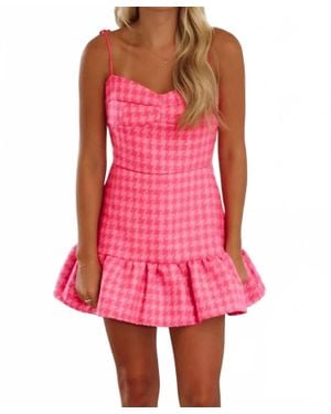 Sincerely Ours Tweed Vivi Romper - Pink
