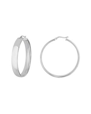 Ring Concierge 14K Hoops - White