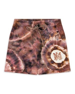 Amiri Tie Dye Ma Shorts - Red