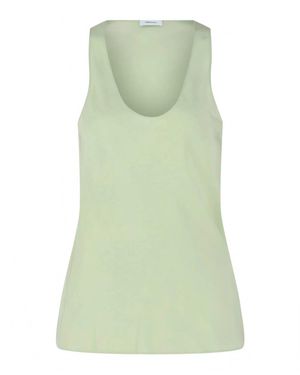 Ferragamo Silk Tank Top - Green