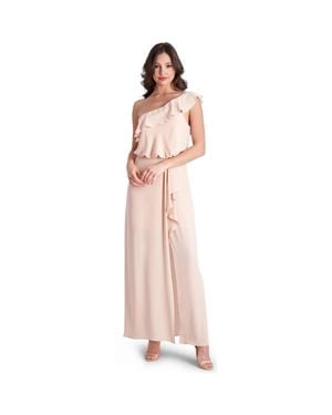BCBGMAXAZRIA Dahlia Bridesmaid Formal Evening Dress - Pink