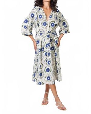 Traffic People Glee Midi Dress - Blue