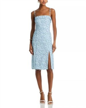 French Connection Echo Crepe Midi Dress - Blue