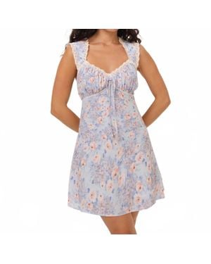 For Love & Lemons Kaleidoscope Mini Dress - Purple