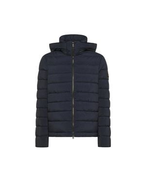 Peuterey Nylon Quilted Down Jacket - Blue