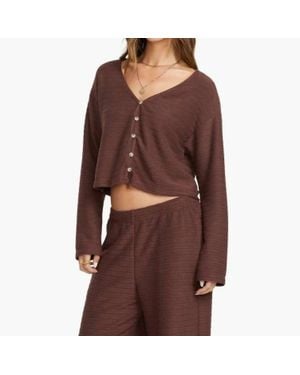 Billabong All I Need Is Tropics Long Sleeve Tee - Brown