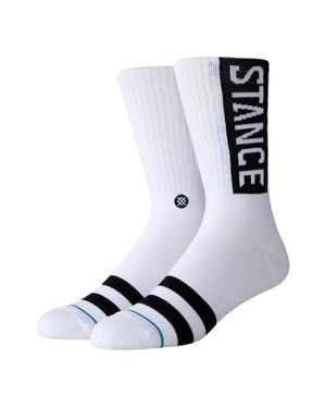 Stance Uncommon Solids Classic Og Crew Socks - White