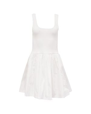 The Upside Sleeveless Mini Flared Dress - White