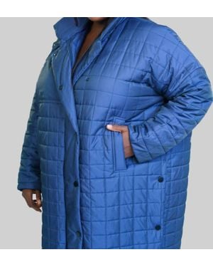 Bitte Kai Rand Changeant Nylon Box Coat - Blue