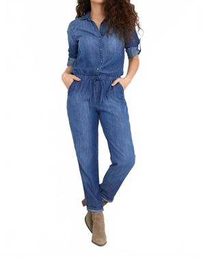 Bella Dahl Utility Jumpsuit - Blue