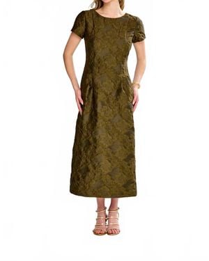 Sara Campbell Barbara Tea Midi Dress - Green