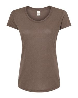 Tultex Slim Fit Tri-Blend T-Shirt - Brown