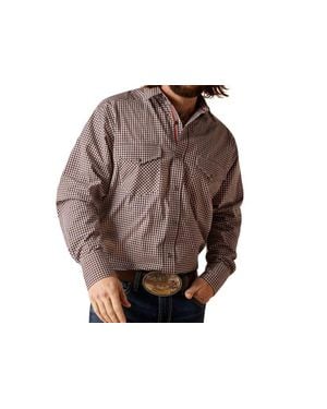 Ariat Snap Pro Series Shirt - Brown