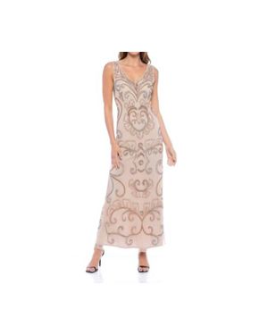 sachin and babi light blue dress Donna Karan Women's Mikado Strapless Sweetheart Ball Gown in Gold main image 1