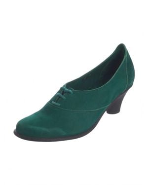 Arche Agada Lace-Up Closed Toe Pumps - Green