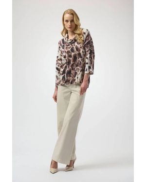 Joseph Ribkoff Sorell Sweater Knit Animal Print Tunic - Multicolor