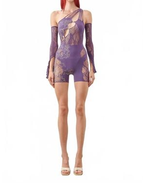 Poster Girl Indya Romper - Purple