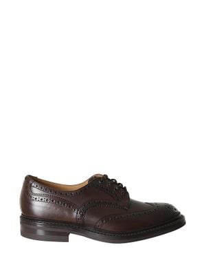 Tricker's Classic Wingtip Bourton Leather Brogues - Brown