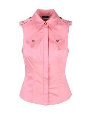 Elisabetta Franchi Polyester Elastane Shirt - Pink