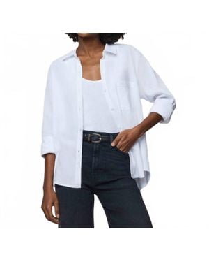 Splendid Reese Button Down Shirt - White