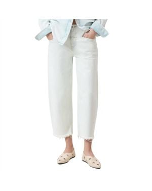 Closed Stover X Cropped Tapered Leg Jeans - White