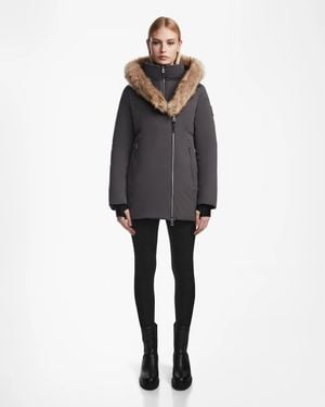 Rudsak Aurore Fitted Short Down Parka - Gray