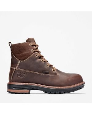 Timberland Hightower 6" Alloy Toe Waterproof Work Boot - Brown