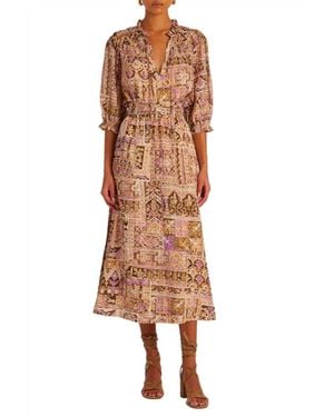 Marie Oliver Estine Wrap Skirt - Brown