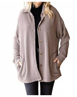 Popular 21 Open-Front Cardigan - Brown