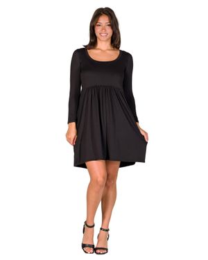 Designer Linen Empire Waist Dresses for Women - Up to 70% off