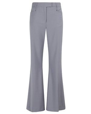 Remain Flared Pants With Regular Waist - Gray
