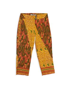 Super Yaya Jardine Cycliste Sb Jaune Straight Pants - Yellow