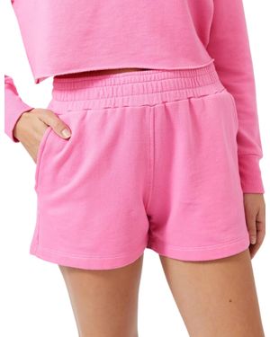 Monrow Supersoft Ex-boyfriend Shorts - Pink