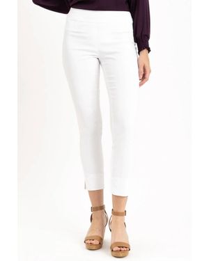 Renuar Cigarette Ankle Pant - White