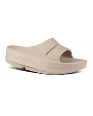 OOFOS Oomega Ooahh Slide Sandal - Black