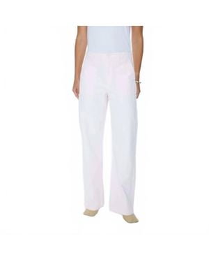 Pistola Wren Relaxed Straight Utility Pant - White